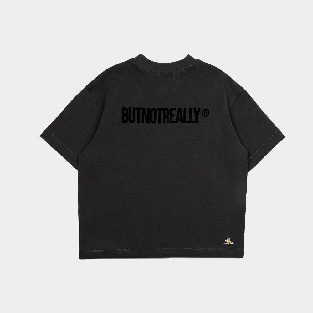 ButNotReally™ Graphic Interlock Cropped Tee
