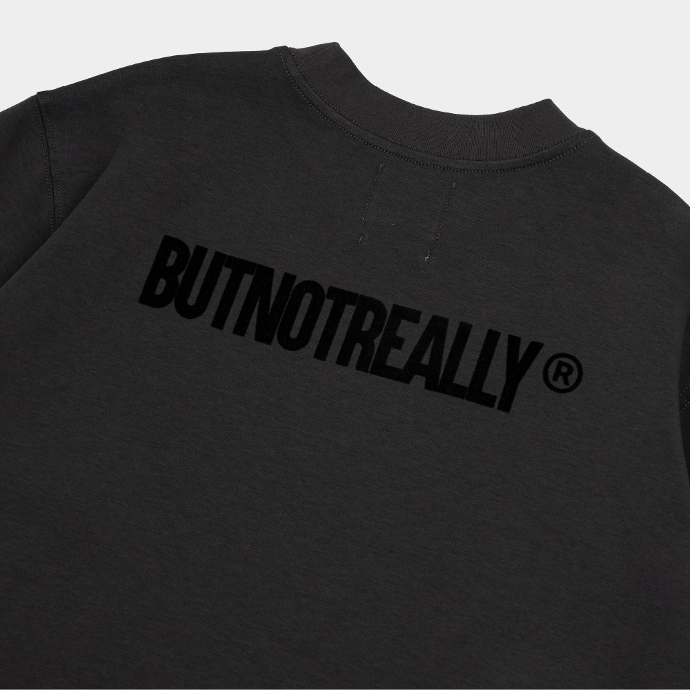 ButNotReally™ Graphic Interlock Cropped Tee
