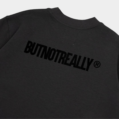 ButNotReally™ Graphic Interlock Cropped Tee