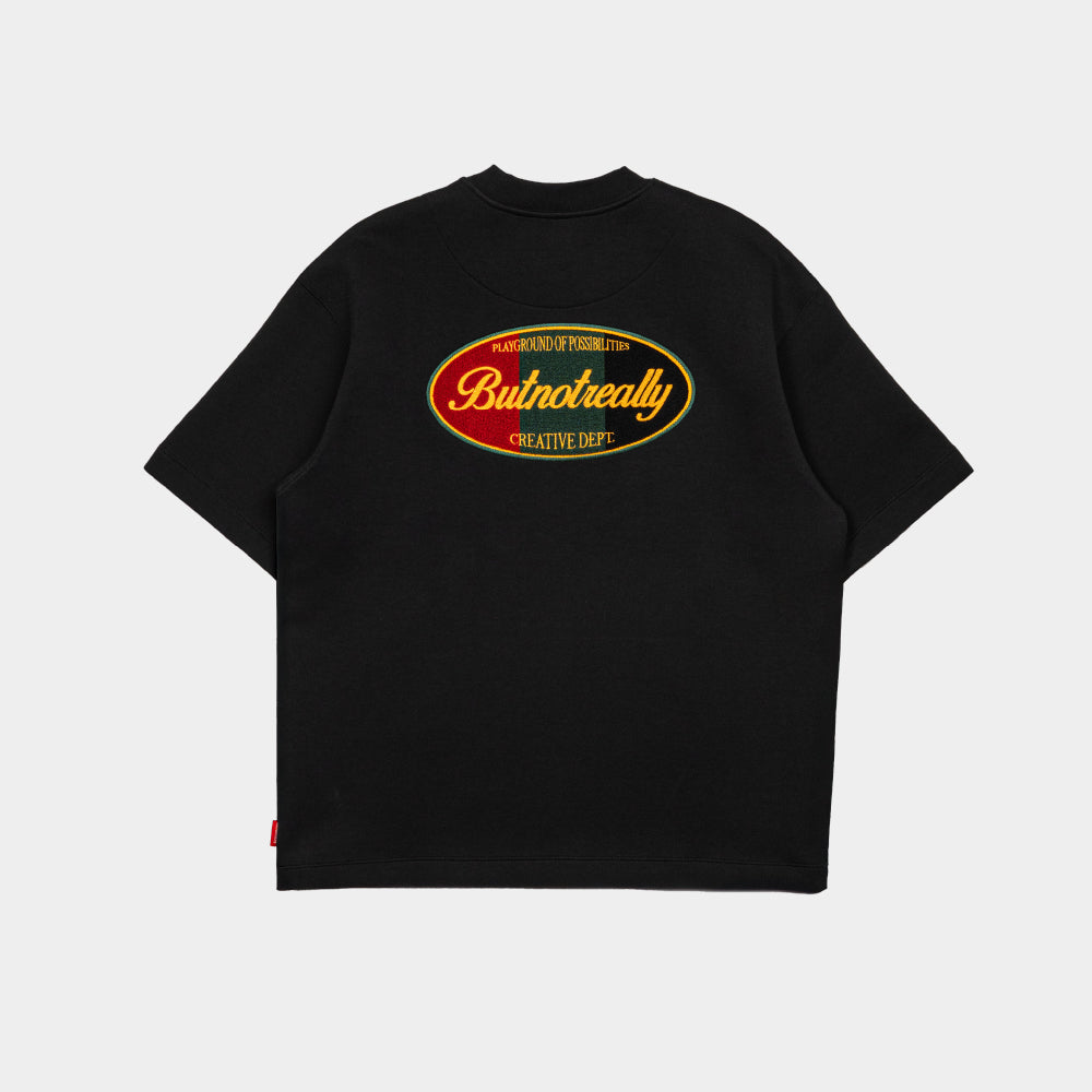 ButNotReally™ Graphic Neoprene Oversized Tee