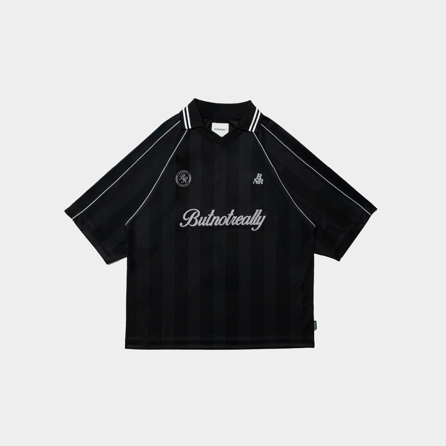 ButNotReally™ Stripes Oversized Polo Jersey