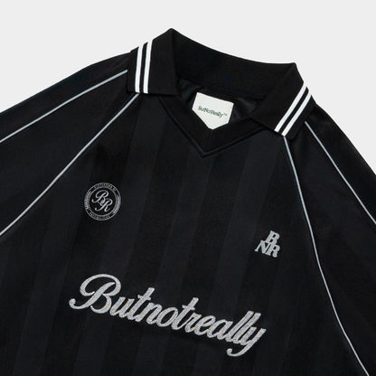 ButNotReally™ Stripes Oversized Polo Jersey