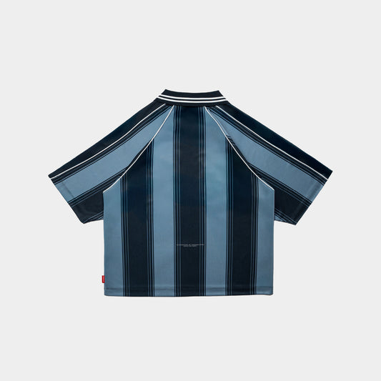 ButNotReally™ Mesh Stripes Oversized Polo Jersey