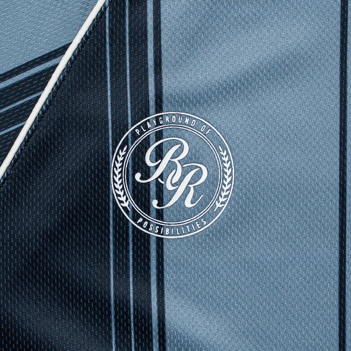 ButNotReally™ Mesh Stripes Oversized Polo Jersey