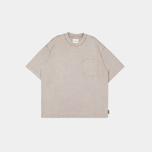 ButNotReally™ Stone-Washed Graphic Cotton Oversized Pocket Tee
