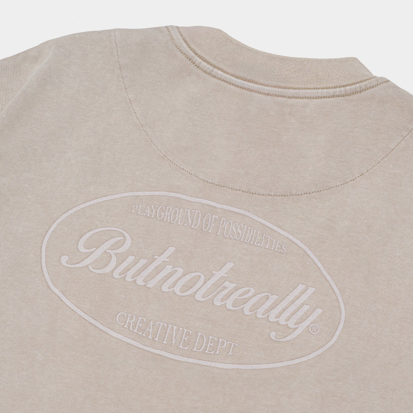 ButNotReally™ Stone-Washed Graphic Cotton Oversized Pocket Tee