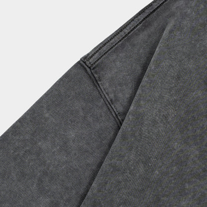 ButNotReally™ Stone-Washed Graphic Cotton Oversized Pocket Tee