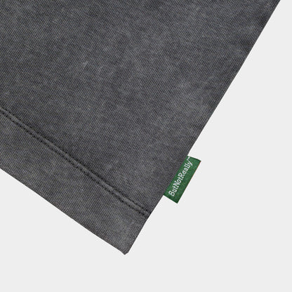 ButNotReally™ Stone-Washed Graphic Cotton Oversized Pocket Tee