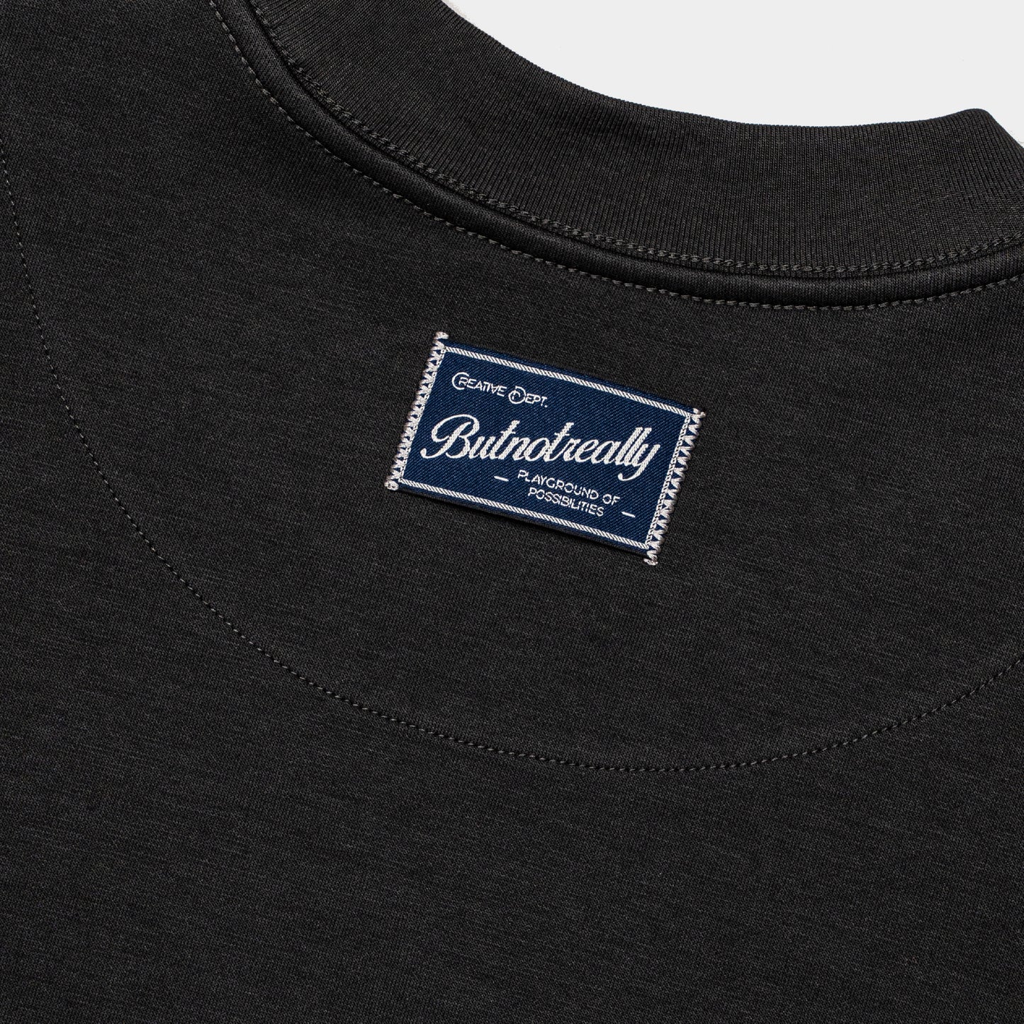 ButNotReally™ Graphic Interlock Oversized Tee