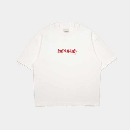 ButNotReally™ Graphic Interlock Oversized Tee