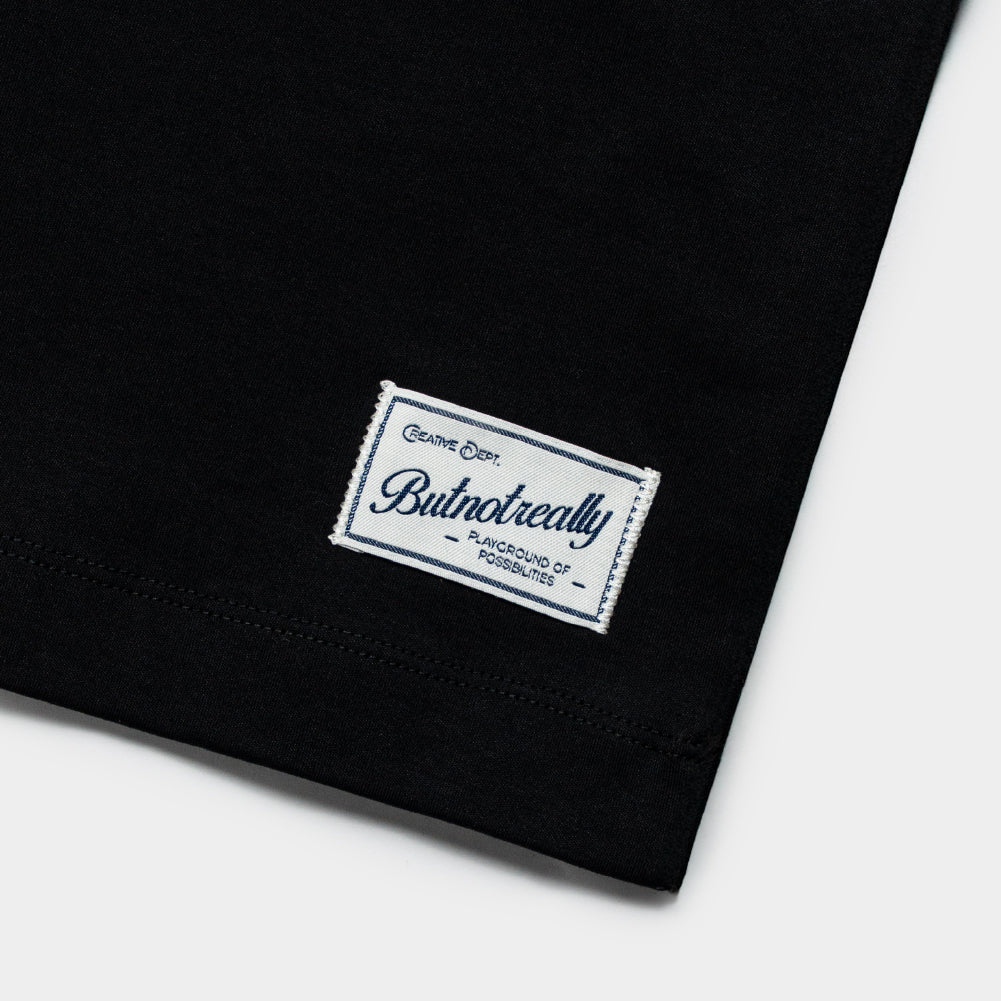 ButNotReally™ Core Cotton Oversized Long Sleeves Pocket Tee