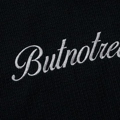 ButNotReally™ Graphic Oversized Knitted Polo Tee