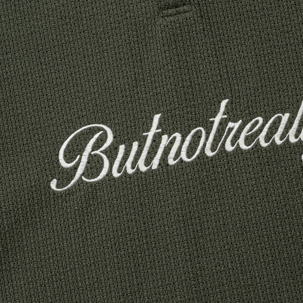 ButNotReally™ Graphic Oversized Knitted Polo Tee