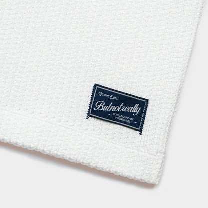 ButNotReally™ Graphic Oversized Knitted Polo Tee