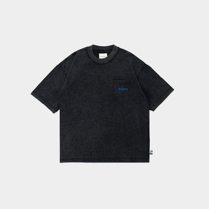 ButNotReally™ Stone-Washed Graphic Cotton Oversized Pocket Tee