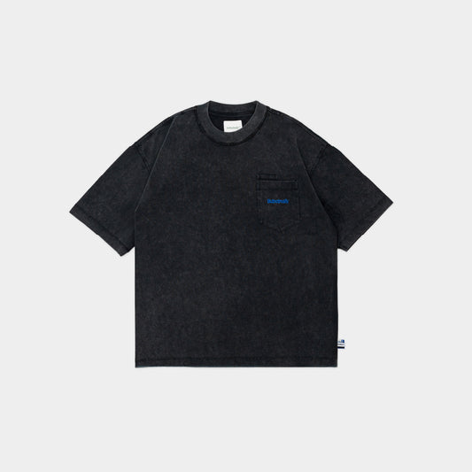 ButNotReally™ Stone-Washed Graphic Cotton Oversized Pocket Tee