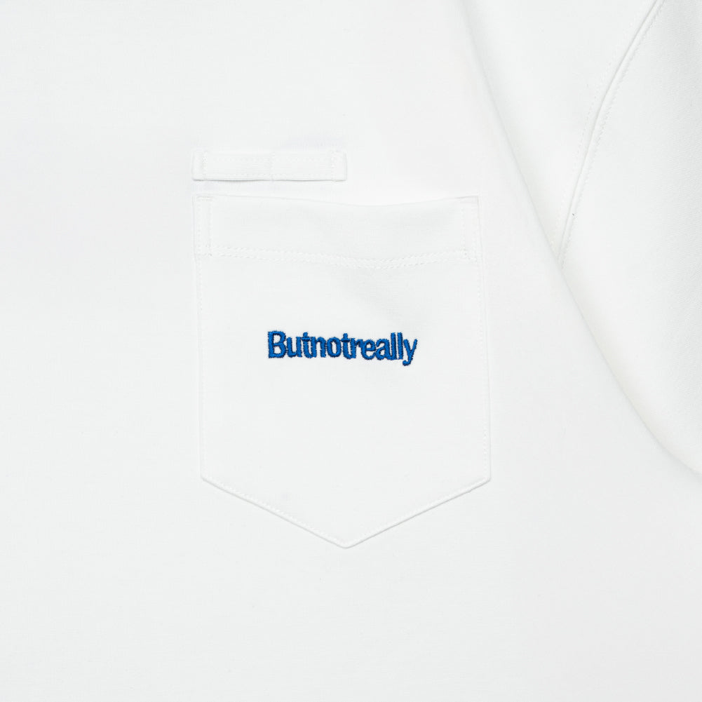 ButNotReally™ Graphic Interlock Oversized Pocket Tee