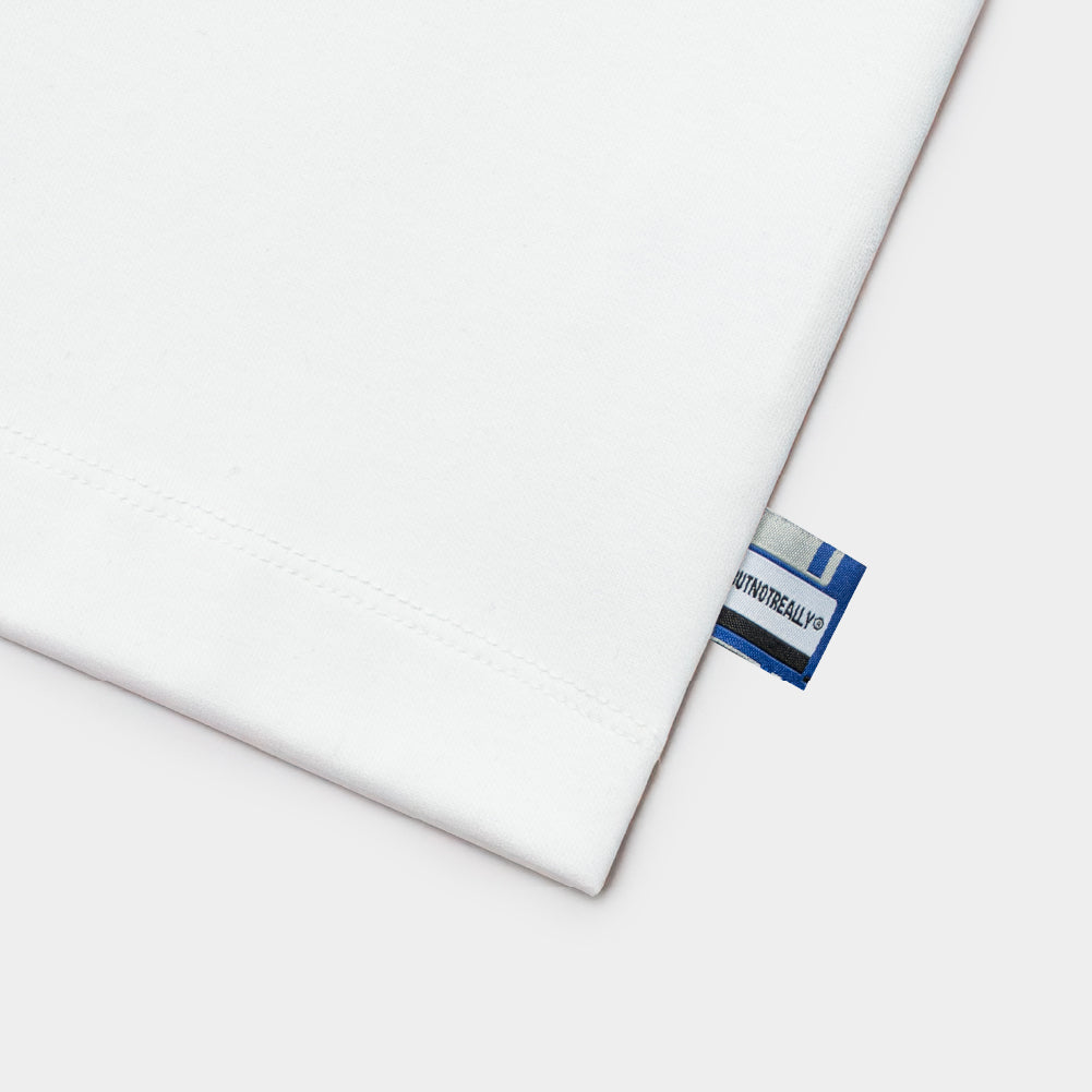 ButNotReally™ Graphic Interlock Oversized Pocket Tee