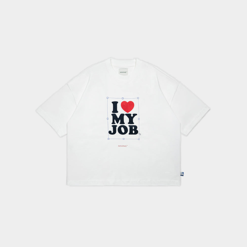 ButNotReally™ Graphic Cotton Oversized Cropped Tee