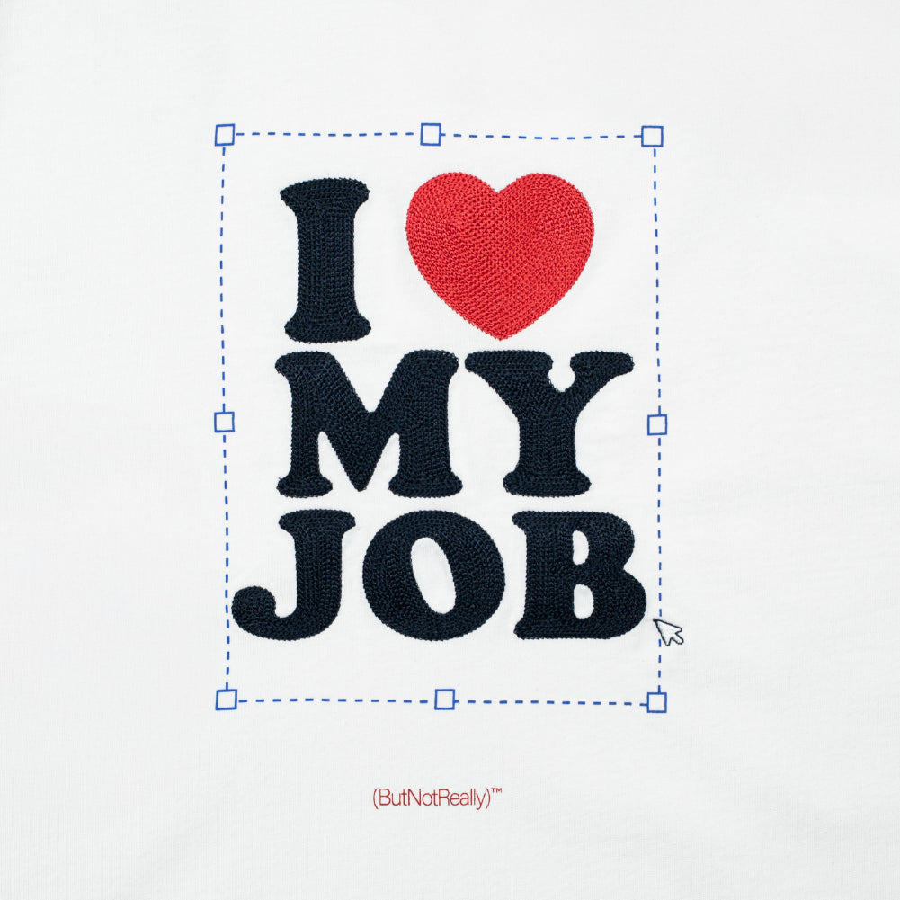 ButNotReally™ Graphic Cotton Oversized Cropped Tee