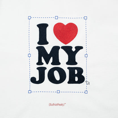 ButNotReally™ Graphic Cotton Oversized Cropped Tee