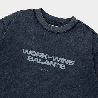 ButNotReally™ Stone-Washed Graphic Cotton Cropped Tee