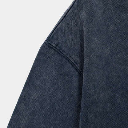 ButNotReally™ Stone-Washed Graphic Cotton Cropped Tee