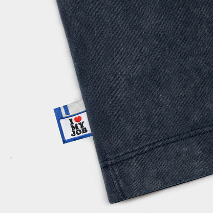 ButNotReally™ Stone-Washed Graphic Cotton Cropped Tee