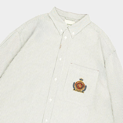 ButNotReally™ Oxford Oversized Long Sleeves Work Shirt