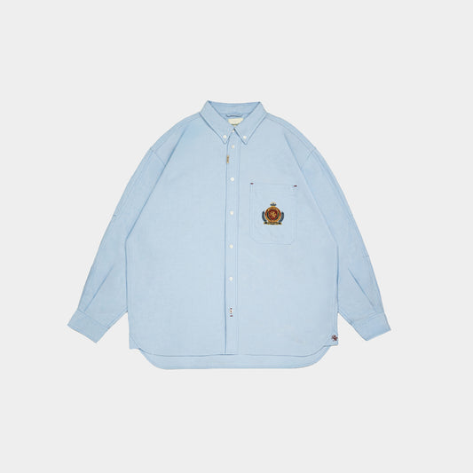 ButNotReally™ Oxford Oversized Long Sleeves Work Shirt