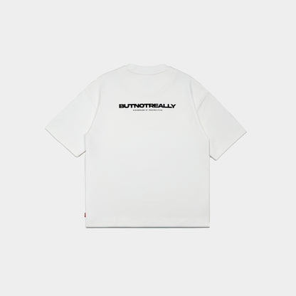 ButNotReally™ Graphic Interlock Oversized Tee