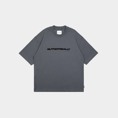ButNotReally™ Graphic Interlock Oversized Tee