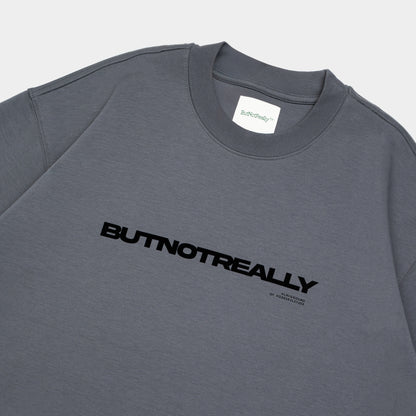 ButNotReally™ Graphic Interlock Oversized Tee
