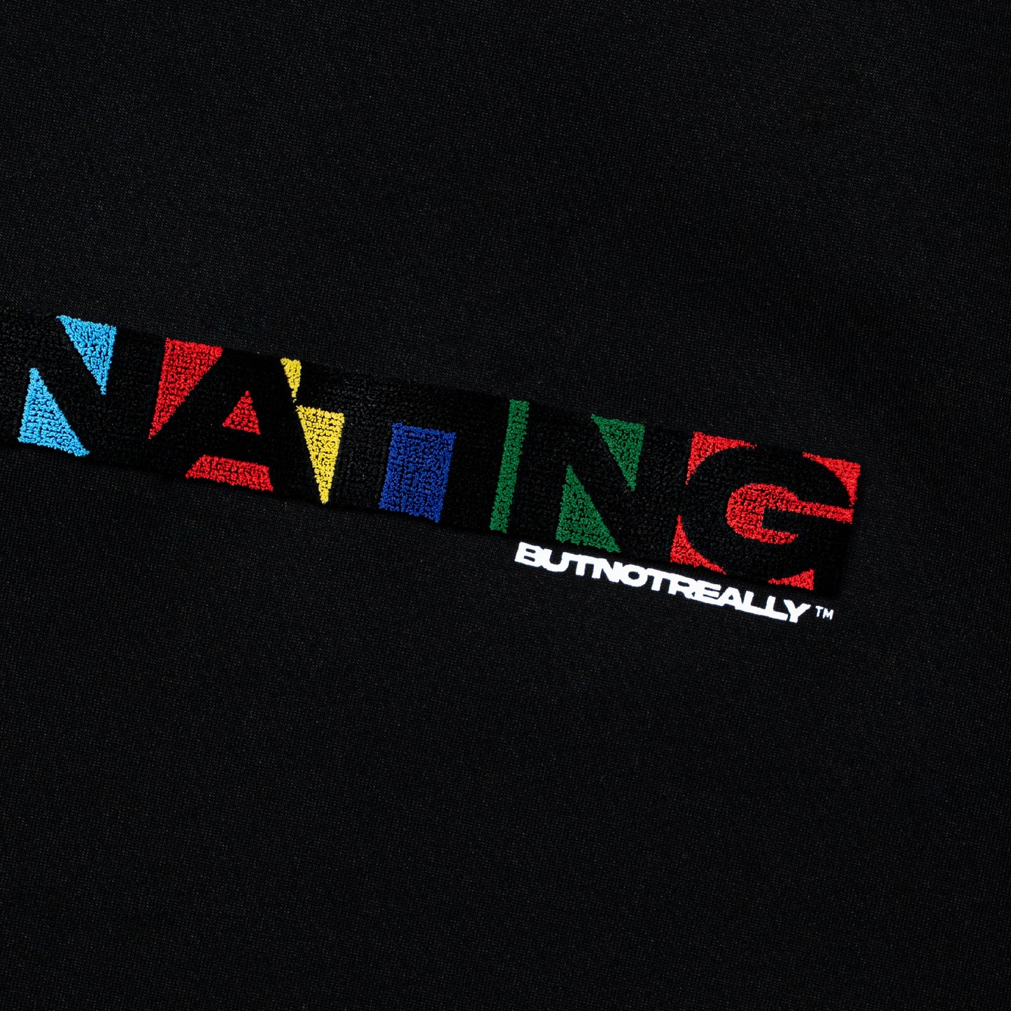 ButNotReally™ Graphic Interlock Oversized Tee