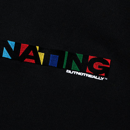 ButNotReally™ Graphic Interlock Oversized Tee