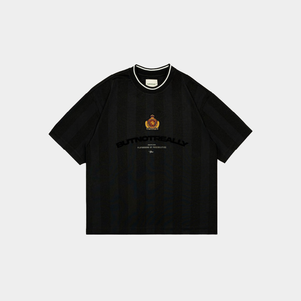 ButNotReally™ Graphic Stripes Oversized Jersey