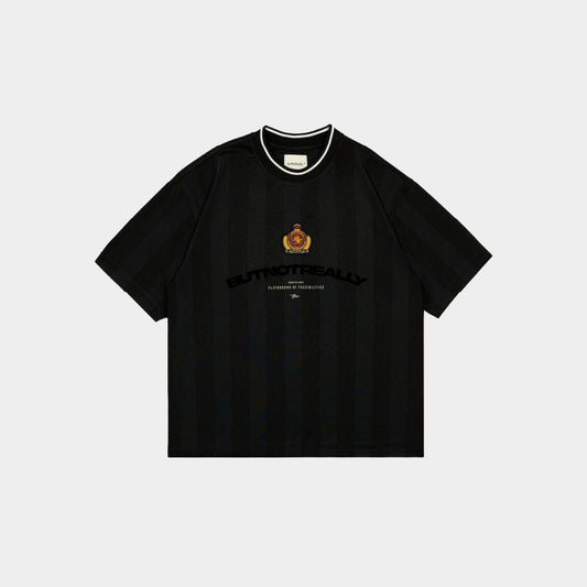 ButNotReally™ Graphic Stripes Oversized Jersey