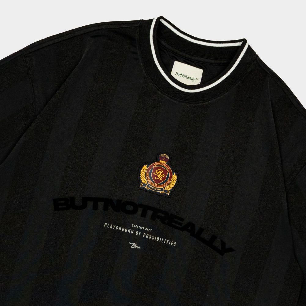 ButNotReally™ Graphic Stripes Oversized Jersey