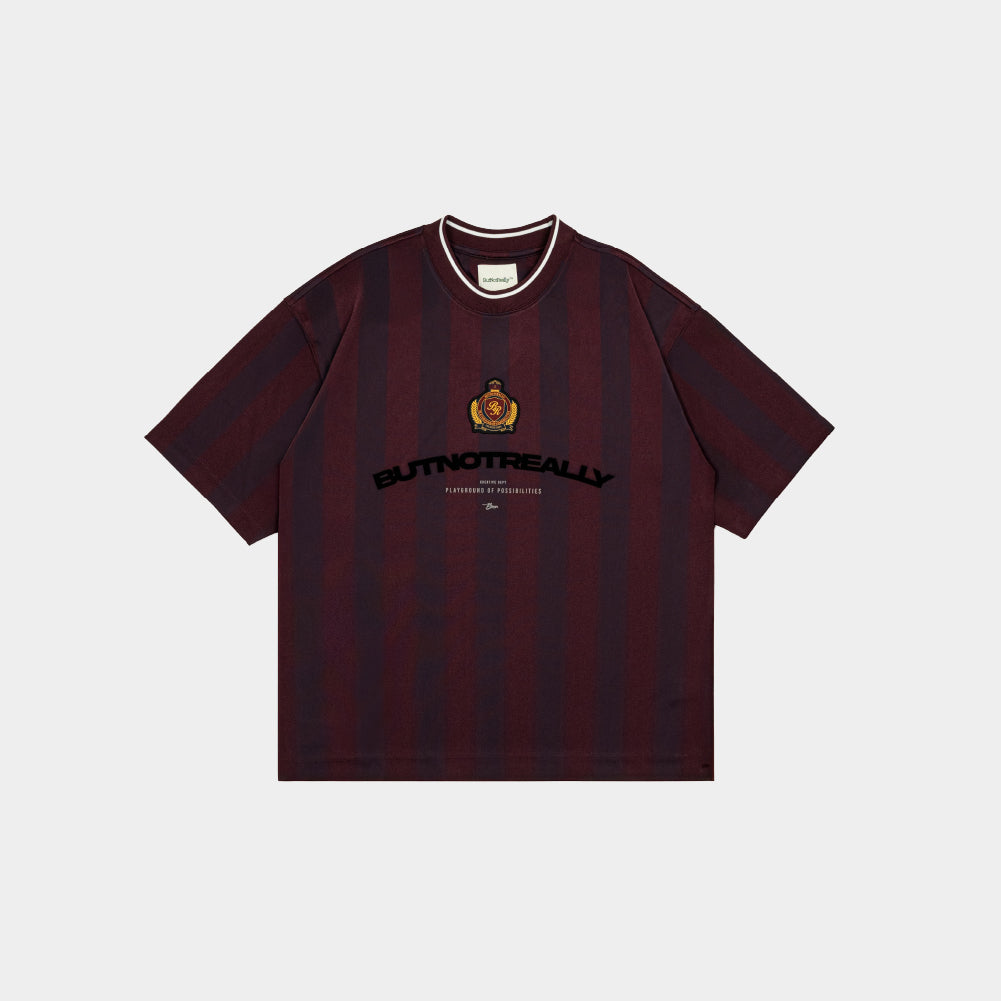 ButNotReally™ Graphic Stripes Oversized Jersey