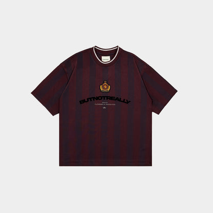 ButNotReally™ Graphic Stripes Oversized Jersey