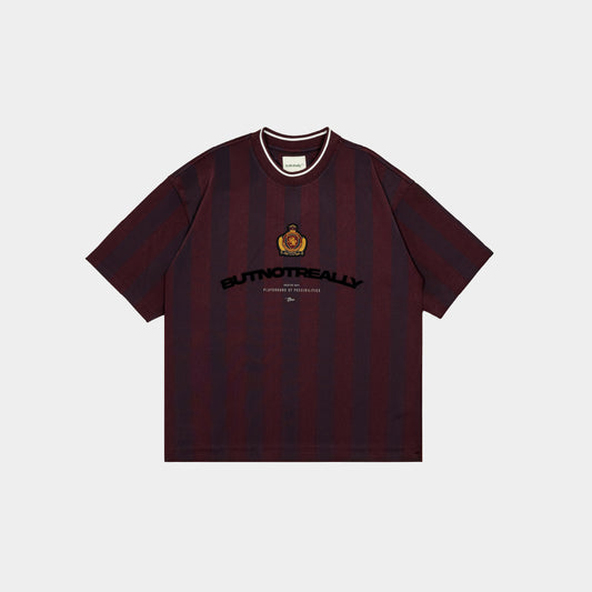 ButNotReally™ Graphic Stripes Oversized Jersey