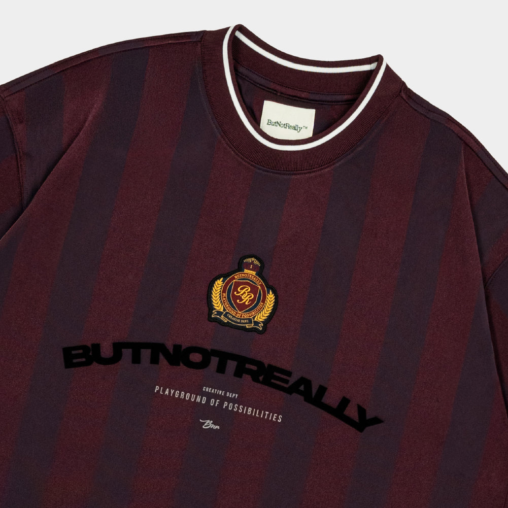 ButNotReally™ Graphic Stripes Oversized Jersey