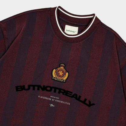 ButNotReally™ Graphic Stripes Oversized Jersey