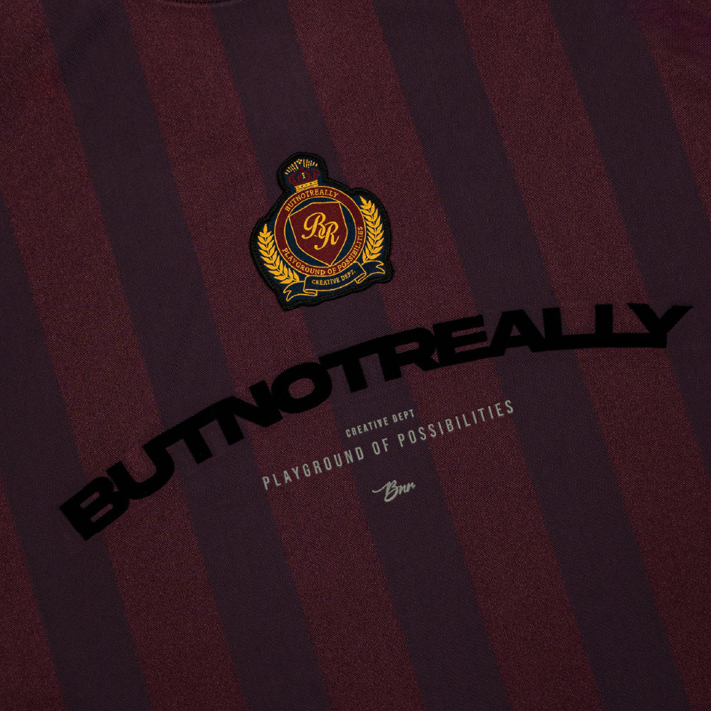 ButNotReally™ Graphic Stripes Oversized Jersey