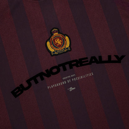 ButNotReally™ Graphic Stripes Oversized Jersey