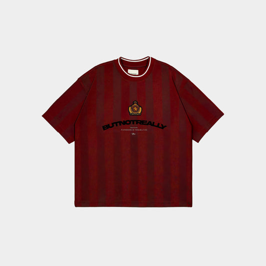 ButNotReally™ Graphic Stripes Oversized Jersey