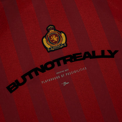 ButNotReally™ Graphic Stripes Oversized Jersey