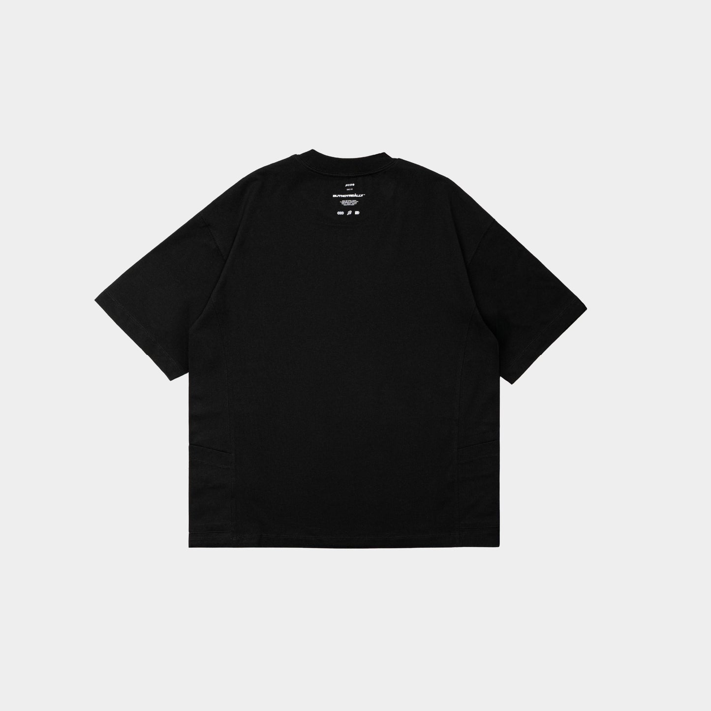ButNotReally™ Core Cotton Double Side Pockets Oversized Tee