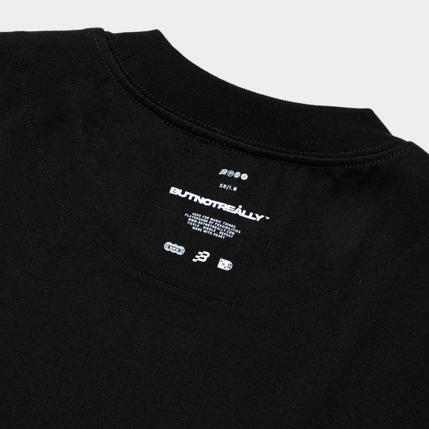 ButNotReally™ Core Cotton Double Side Pockets Oversized Tee