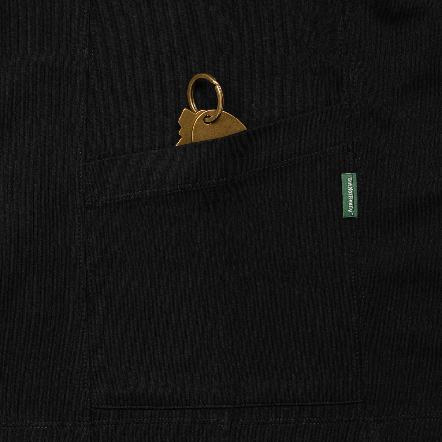 ButNotReally™ Core Cotton Double Side Pockets Oversized Tee